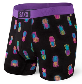 Boxershort Saxx Men Vibe Black Solar Pineapples