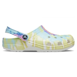 Sandales Crocs Classic Tie Dye Graphic Clog White Multi-Taille 38 - 39