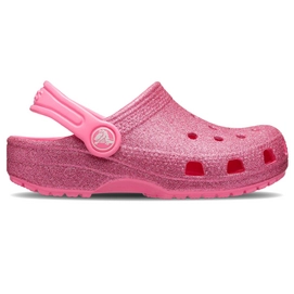 Sandale Crocs Kids Classic Glitter Clog Pink Lemonade-Schuhgröße 32 - 33