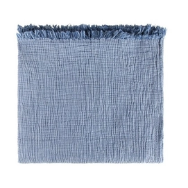 Plaid House in Style Santorini Blue Indigo