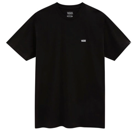 T-Shirt Vans Left Chest Logo Tee Black White Herren-S