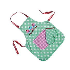 Kookschort Kids Cupcake Queen Groen