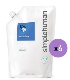 Schuimdispenser Simplehuman Navulling Bronwater 828 ml (6-Delig)