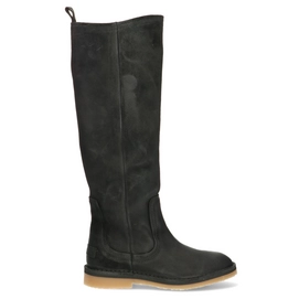 Bottes Shabbies Amsterdam Women Boot 2 CM Waxed Suede Black-Taille 39