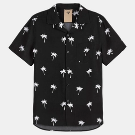 Shirt OAS Men Black Palm Shirt-S