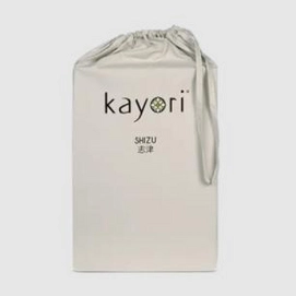 Topper Spannbettlaken Kayori Shizu Sand (Perkal)-80/90 x 200 cm