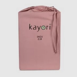 Drap-Housse Surmatelas Split Kayori Shizu Vieux Rose (Percale)