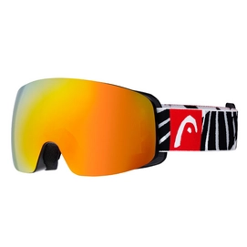 Skibrille HEAD Galactic FS FMR Schwarz Rot