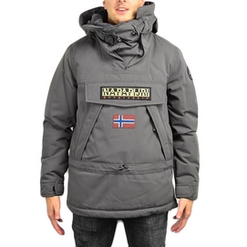 Ski Jacket Napapijri Skidoo Men Dark Grey Solid
