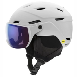 Ski Helmet Smith Unisex Survey EU Matte White Chromapop Photocromatic Rose Flash