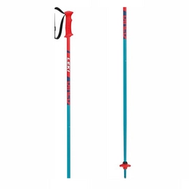 Bâtons de Ski Leki Kids Rider Petrol White Blue Red-85 cm