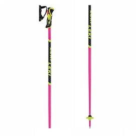 Bâtons de Ski Leki Kids WCR Lite SL 3D Neon Pink Black Neon Yellow