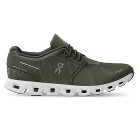 Sneaker On Running Men Cloud 5 Olive White-Schoenmaat 46