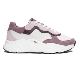 Baskets HUB Femme Rock Off White Violet Dust Off White Black