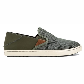 Slip-On Sneaker OluKai Pehuea Dusty Olive Palm Damen-Schuhgröße 38 (UK 6)