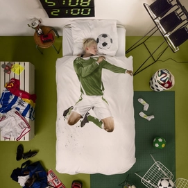 Housse de Couette SNURK Footballeur Percale de Coton
