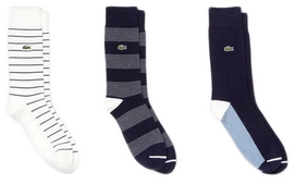 Socken Lacoste RA3893 Navy Blau Weiß Creek Herren