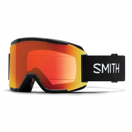 Masque de Ski Smith Squad Black / ChromaPop Sun Red Mirror