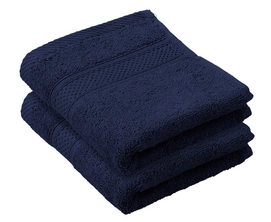 Serviette Invité De Witte Lietaer Stephanie Medieval Blue (30 x 50 cm) (set de 2)
