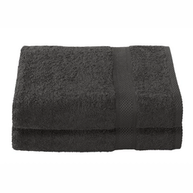 Serviette de Douche De Witte Lietaer Stephanie Ebony (70 x 140 cm) (set de 2)