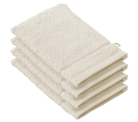 Washandje De Witte Lietaer Stephanie Egret (set van 4)