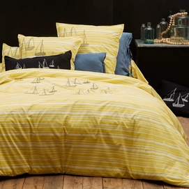 Taie d'oreiller Sylvie Thiriez Brodée Stockholm Percale (65 x 65 cm)