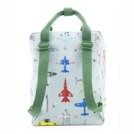 Studio Ditte Airplanes backpack - large 03 on white