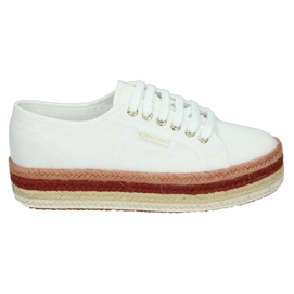 Baskets Superga Women 2790 COTCOLOROPEW White Pink Brown-Taille 39