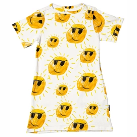 T-Shirt Dress SNURK Kids Sunny Glasses-Maat 140