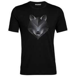 T-Shirt Icebreaker Homme Tech Lite SS Crewe Arctic Fox Black