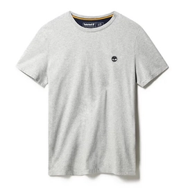 T-Shirt Timberland Men Dustan River Crew Tee Med Gry Heather-L