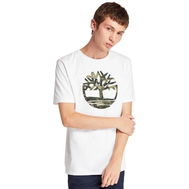 T-Shirt Timberland Men Kennebec River Camo Tree White