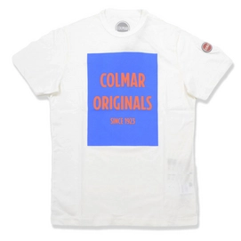 T-Shirt Colmar Mens 7570 Frida White Jupiter Basket-L