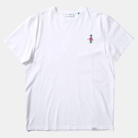T-Shirt Edmmond Studios Homme Little Ted Embroidered White