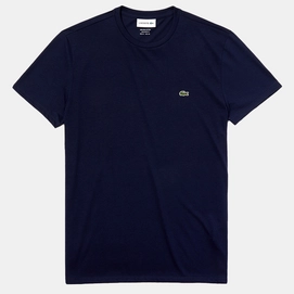 T-Shirt Lacoste Mens TH6709 Crew Neck Marine-8