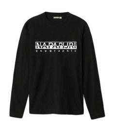 T-Shirt Napapijri Men Serber LS Black