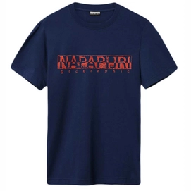 T-Shirt Napapijri Mens Solanos Medieval Blue