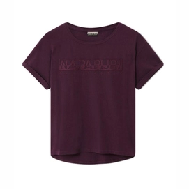 T-Shirt Napapijri Serber Purple Wine Damen