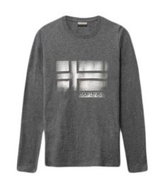 T-Shirt Napapijri Femme Sra Dark Grey Mel