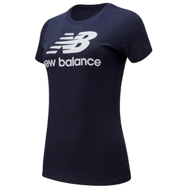 T-Shirt New Balance Women Essentials Stacked Logo Eclipse-L
