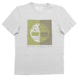 T-Shirt Timberland Men SS Kennebec River Textured Box Medium Grey Heather