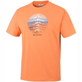 T-Shirt Columbia Csc Mountain Sunset Herren Orange Herren