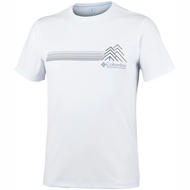 T-Shirt Columbia Zero Rules Graphic White Tree Lines Herren