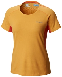 T-Shirt Columbia Titan Trail Summer Orange Hthr Zing Damen