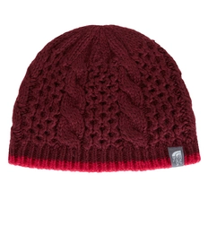 Muts The North Face Cable Minna Beanie Deep Garnet Red