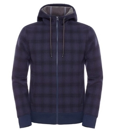 Veste polaire The North Face Men's Outbound Full Zip Hoodie Cosmic Blue Plaid