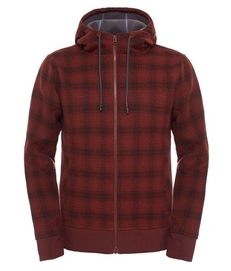 Veste The North Face Men's Outbound Full Zip Hoodie Sequoia Red Plaid