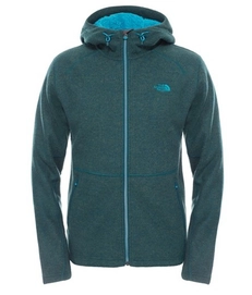 Fleece The North Face Men's Zermatt Full Zip Hoodie Depth Green