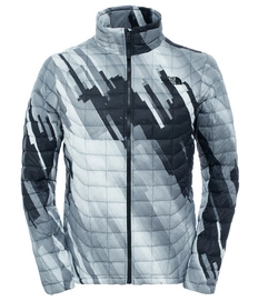 Winterjacke The North Face Thermoball Full Zip TNF Strata Print Schwarz Herren