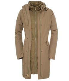 Winterjas The North Face Women's Suzanne Triclimate Olive